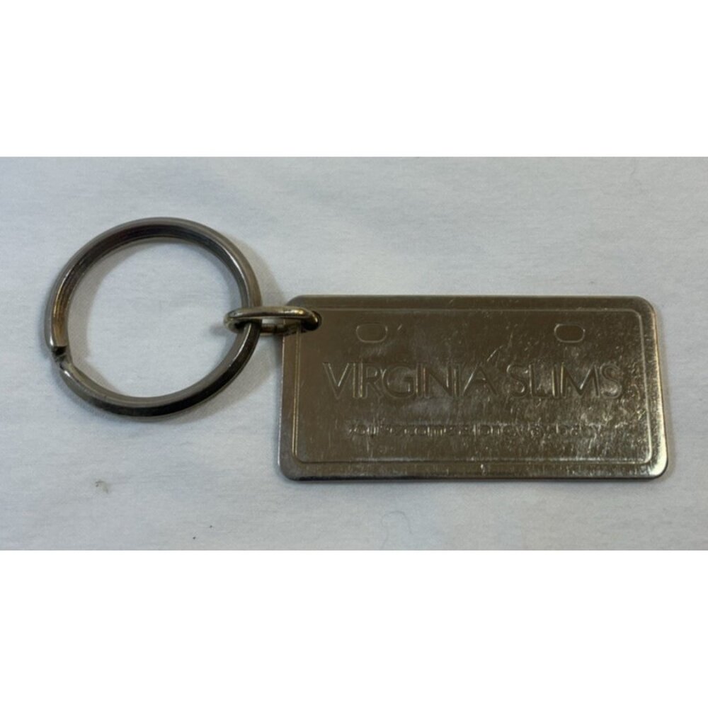 Virginia Slims Advertising Keychain Brass Made In USA